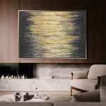 Abstract 030 Canvas Art 18" x 24" / 45 x 60 cm / Black