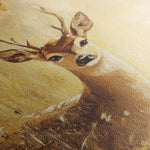 Animals 030 Canvas Art 18" x 24" / 45 x 60 cm / Black