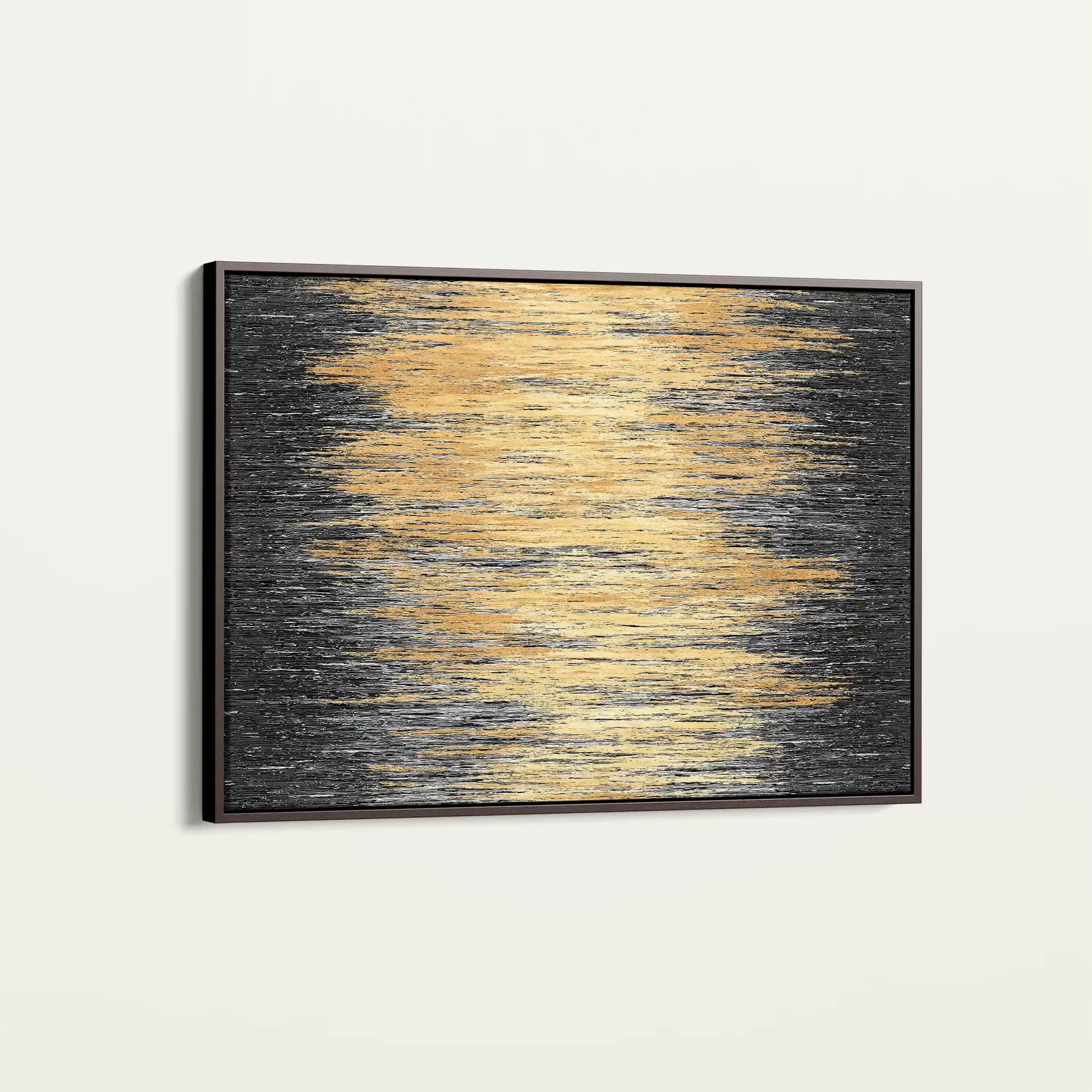 Abstract 030 Canvas Art 60 x 40 cm / Black