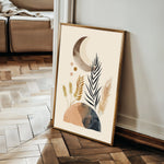 Boho 030 Canvas Art 18" x 24" / 45 x 60 cm / Black