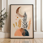 Boho 030 Canvas Art 60 x 40 cm / Black