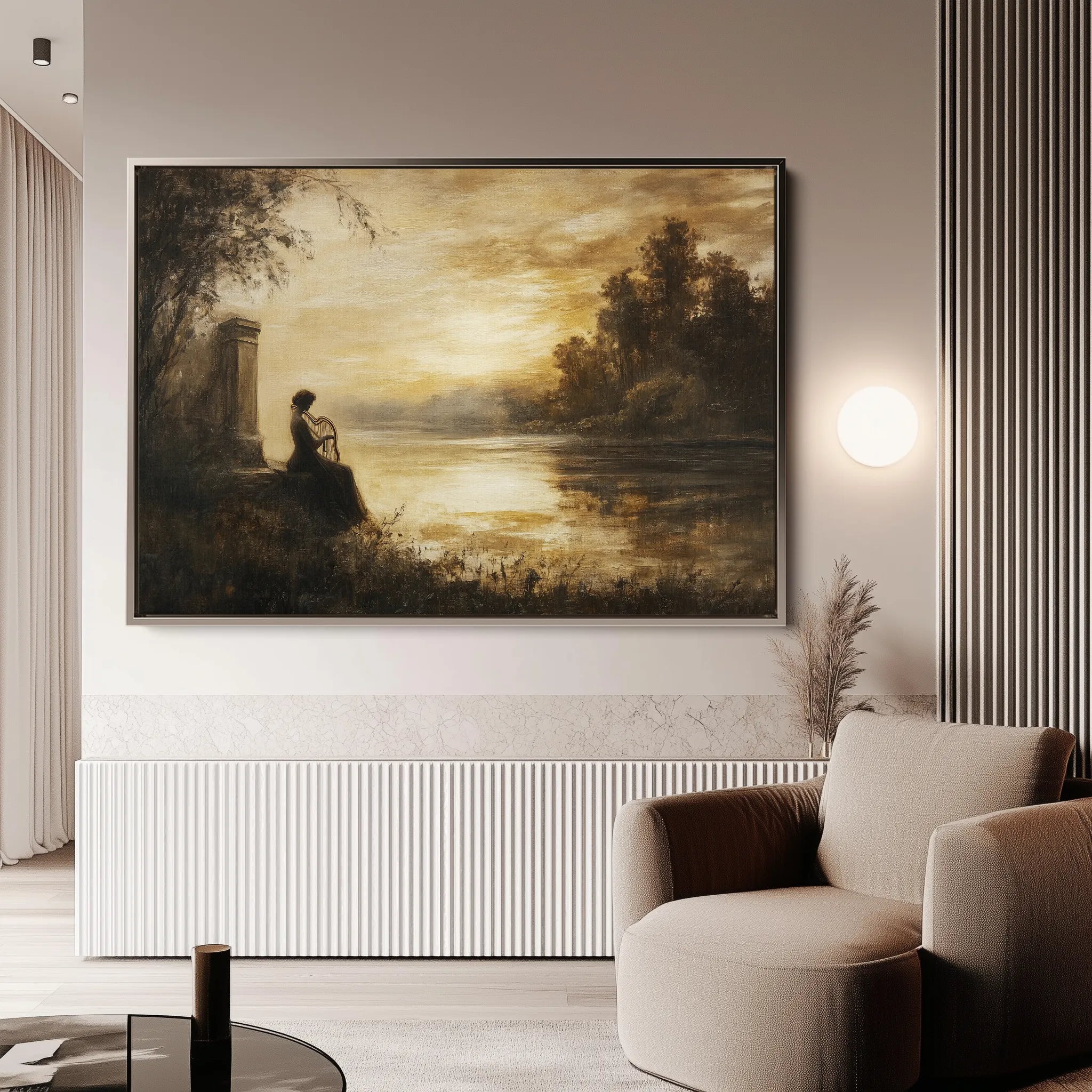 Classic 030 Canvas Art 18" x 24" / 45 x 60 cm / Black