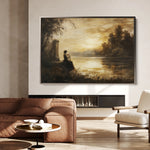 Classic 030 Canvas Art 18" x 24" / 45 x 60 cm / Black
