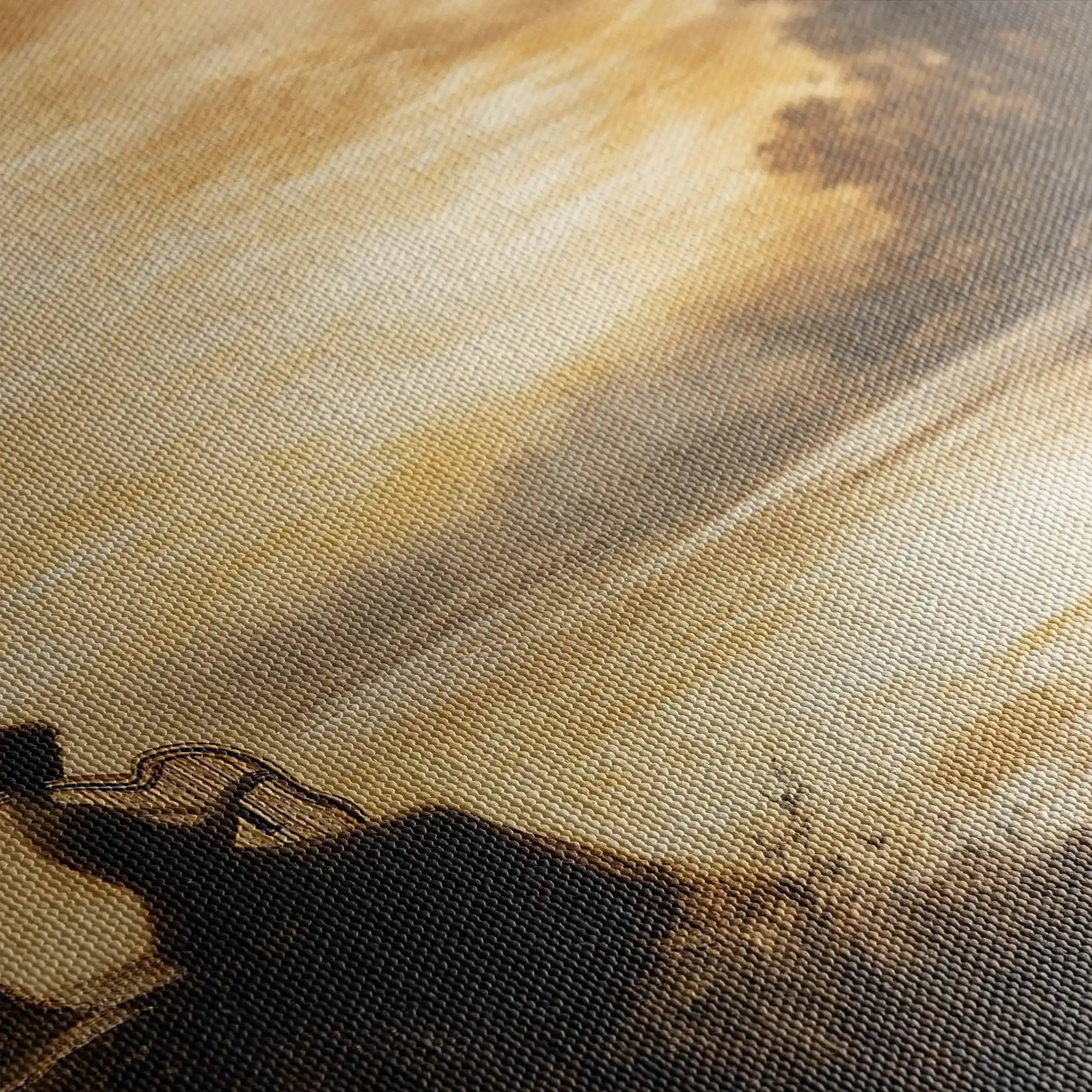 Classic 030 Canvas Art 18" x 24" / 45 x 60 cm / Black