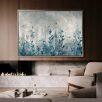Floral 030 Canvas Art 18" x 24" / 45 x 60 cm / Black