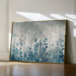 Floral 030 Canvas Art 18" x 24" / 45 x 60 cm / Black