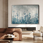 Floral 030 Canvas Art 18" x 24" / 45 x 60 cm / Black