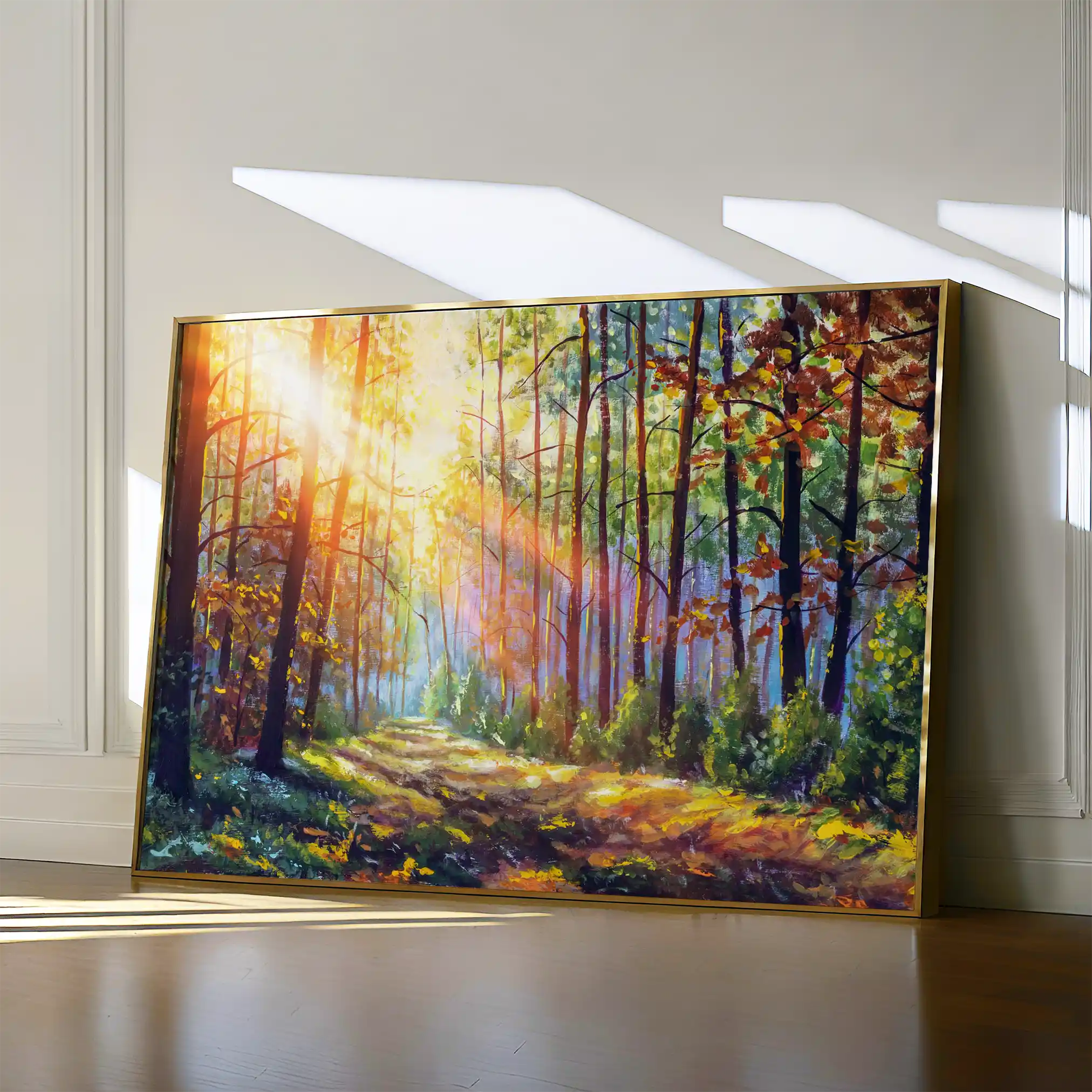 Landscape 030 Canvas Art 60 x 40 cm / Black