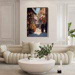 Orientalist 030 Canvas Art 18" x 24" / 45 x 60 cm / Black