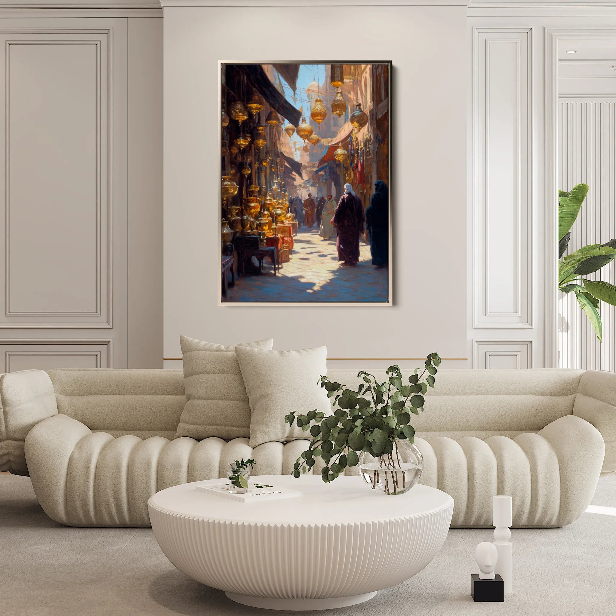 Orientalist 030 Canvas Art 18" x 24" / 45 x 60 cm / Black
