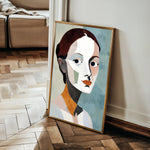 Portrait 030 Canvas Art 18" x 24" / 45 x 60 cm / Black