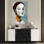Portrait 030 Canvas Art 18" x 24" / 45 x 60 cm / Black