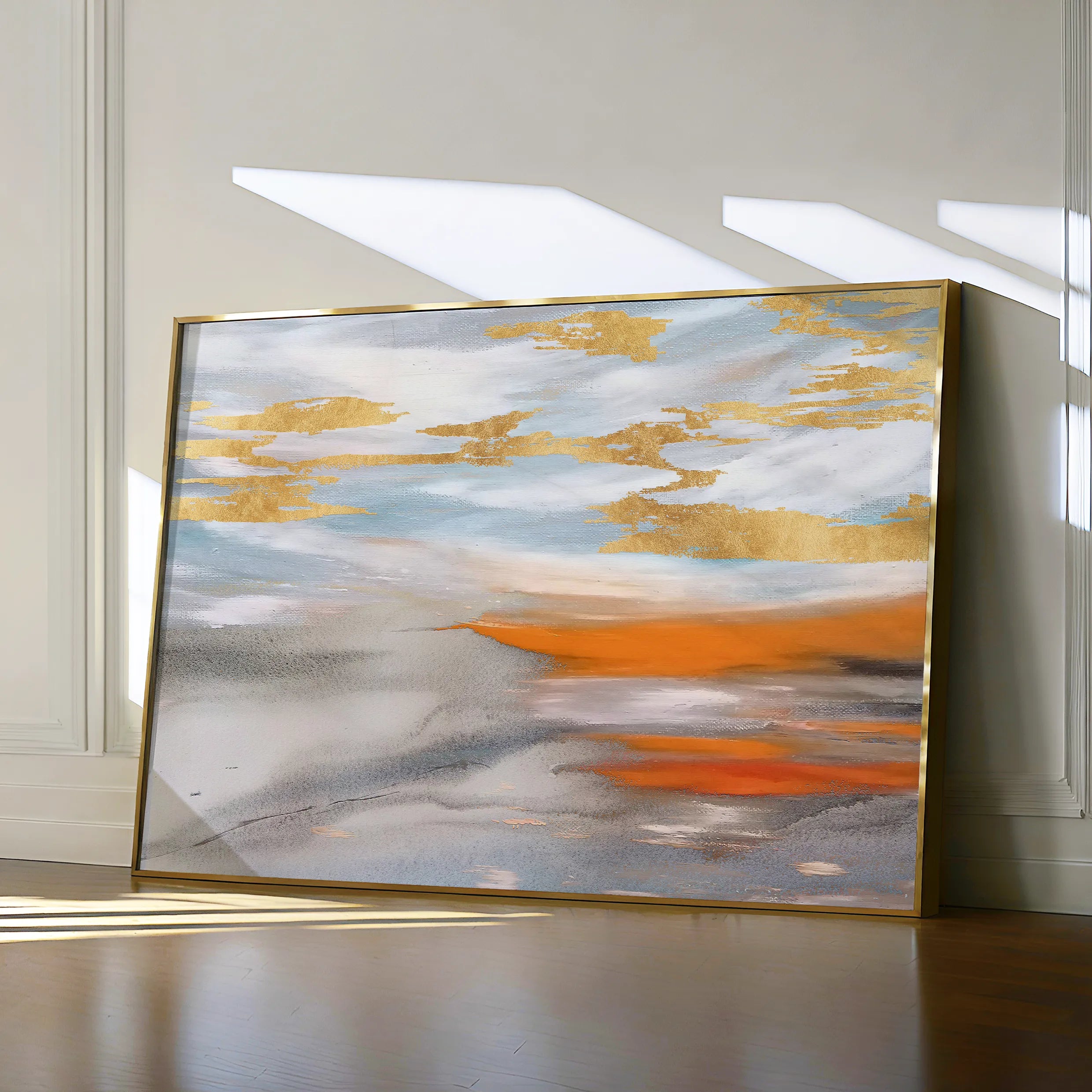 Abstract 031 Canvas Art 18" x 24" / 45 x 60 cm / Black