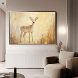 Animals 031 Canvas Art 18" x 24" / 45 x 60 cm / Black