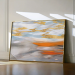Abstract 031 Canvas Art 60 x 40 cm / Black