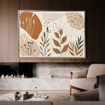 Boho 031 Canvas Art 18" x 24" / 45 x 60 cm / Black