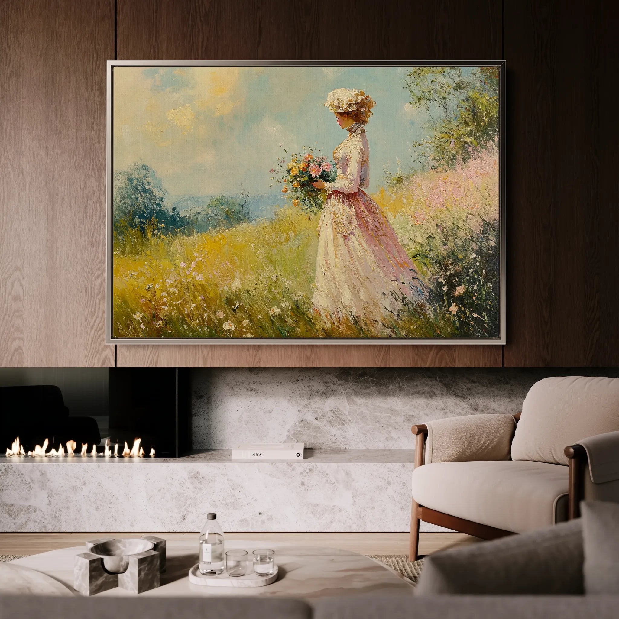 Classic 031 Canvas Art 18" x 24" / 45 x 60 cm / Black
