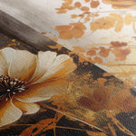 Floral 031 Canvas Art 18" x 24" / 45 x 60 cm / Black