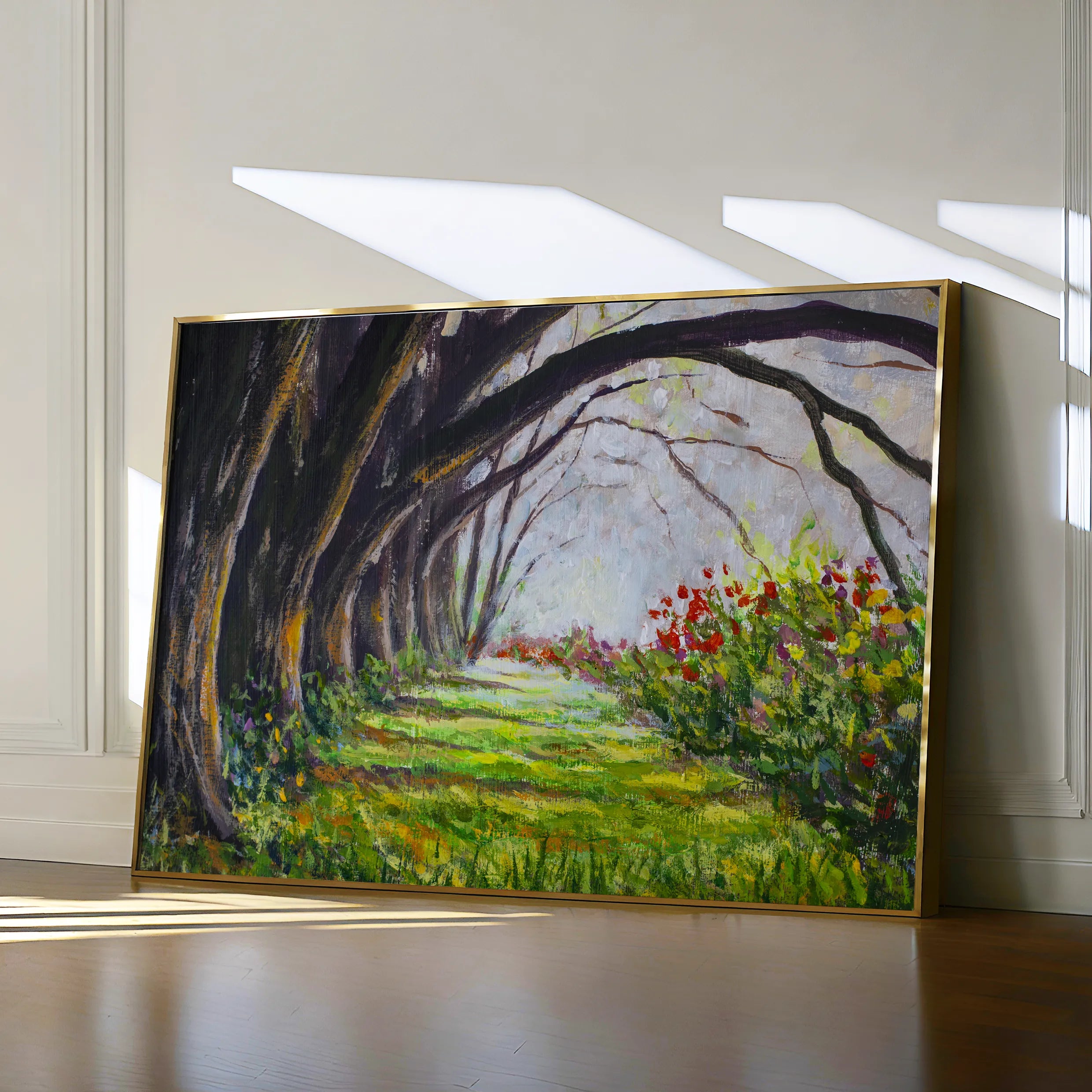 Landscape 031 Canvas Art 18" x 24" / 45 x 60 cm / Black
