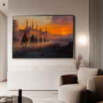 Orientalist 031 Canvas Art 18" x 24" / 45 x 60 cm / Black