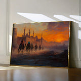Orientalist 031 Canvas Art 18" x 24" / 45 x 60 cm / Black