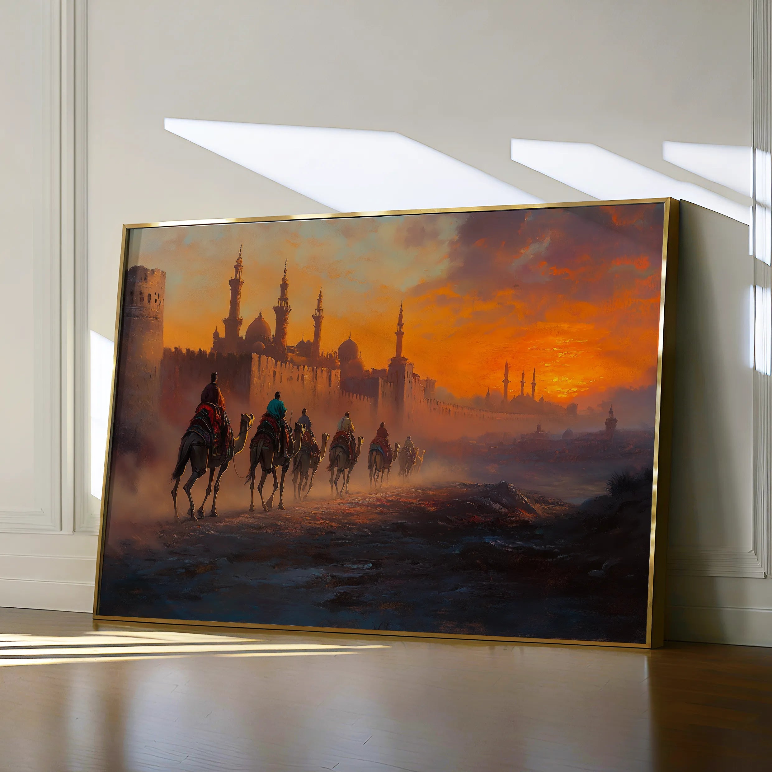 Orientalist 031 Canvas Art 18" x 24" / 45 x 60 cm / Black