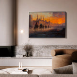 Orientalist 031 Canvas Art 18" x 24" / 45 x 60 cm / Black