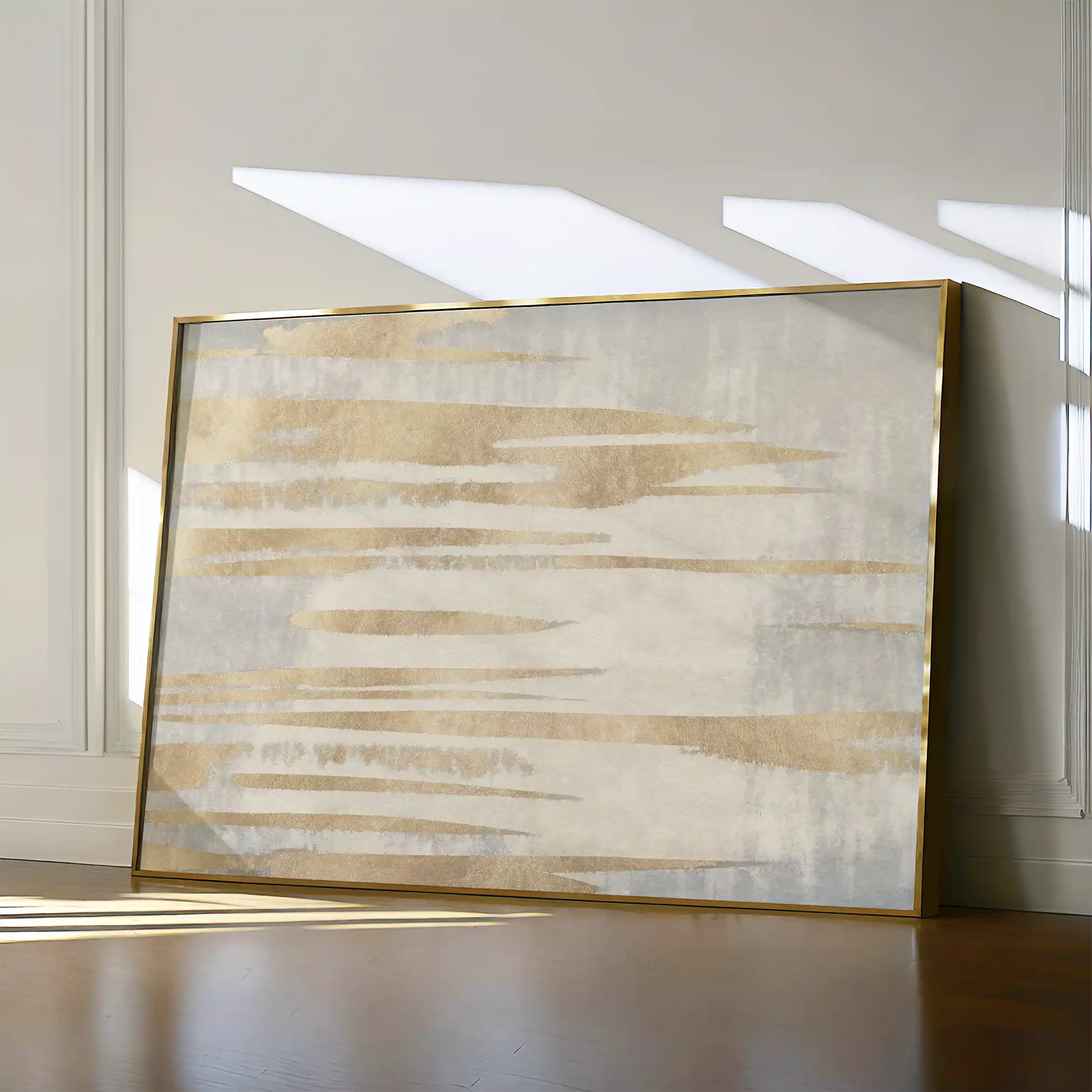 Abstract 032 Canvas Art 18" x 24" / 45 x 60 cm / Black