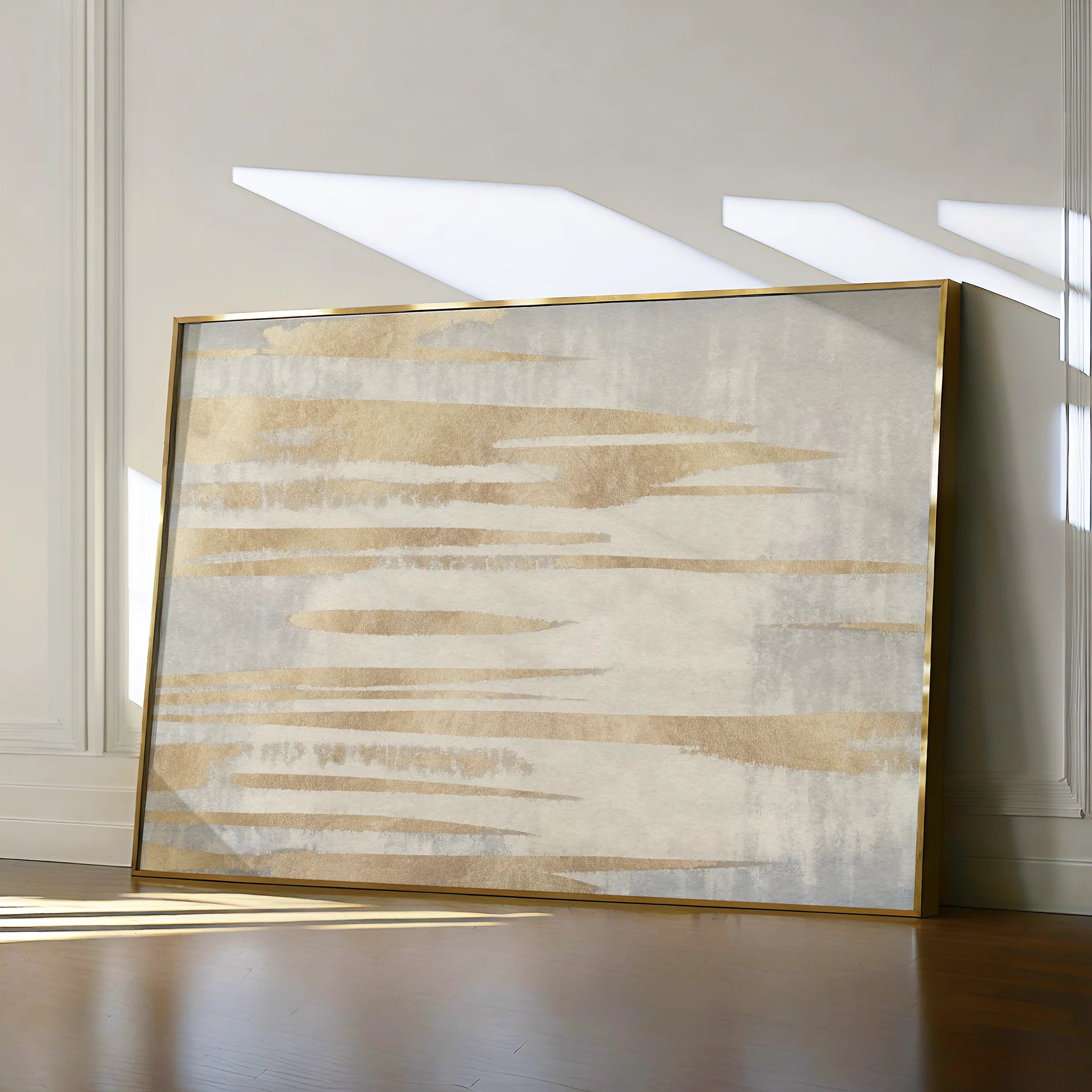 Abstract 032 Canvas Art 18" x 24" / 45 x 60 cm / Black