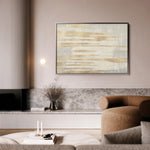 Abstract 032 Canvas Art 18" x 24" / 45 x 60 cm / Black