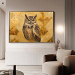 Animals 032 Canvas Art 18" x 24" / 45 x 60 cm / Black