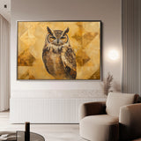 Animals 032 Canvas Art 18" x 24" / 45 x 60 cm / Black