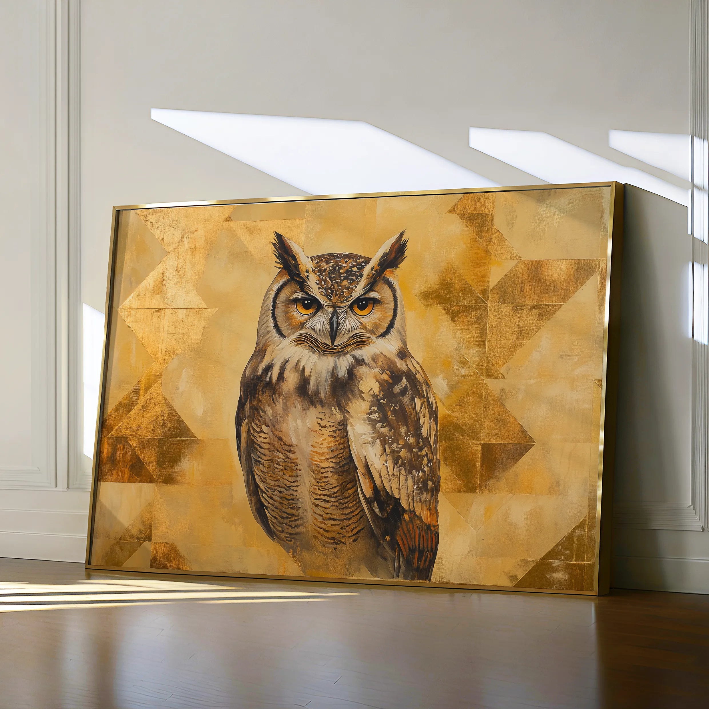 Animals 032 Canvas Art 18" x 24" / 45 x 60 cm / Black