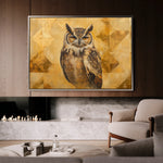 Animals 032 Canvas Art 18" x 24" / 45 x 60 cm / Black