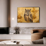 Animals 032 Canvas Art 18" x 24" / 45 x 60 cm / Black
