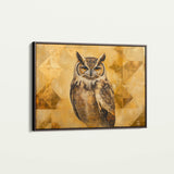 Animals 032 Canvas Art 18" x 24" / 45 x 60 cm / Black