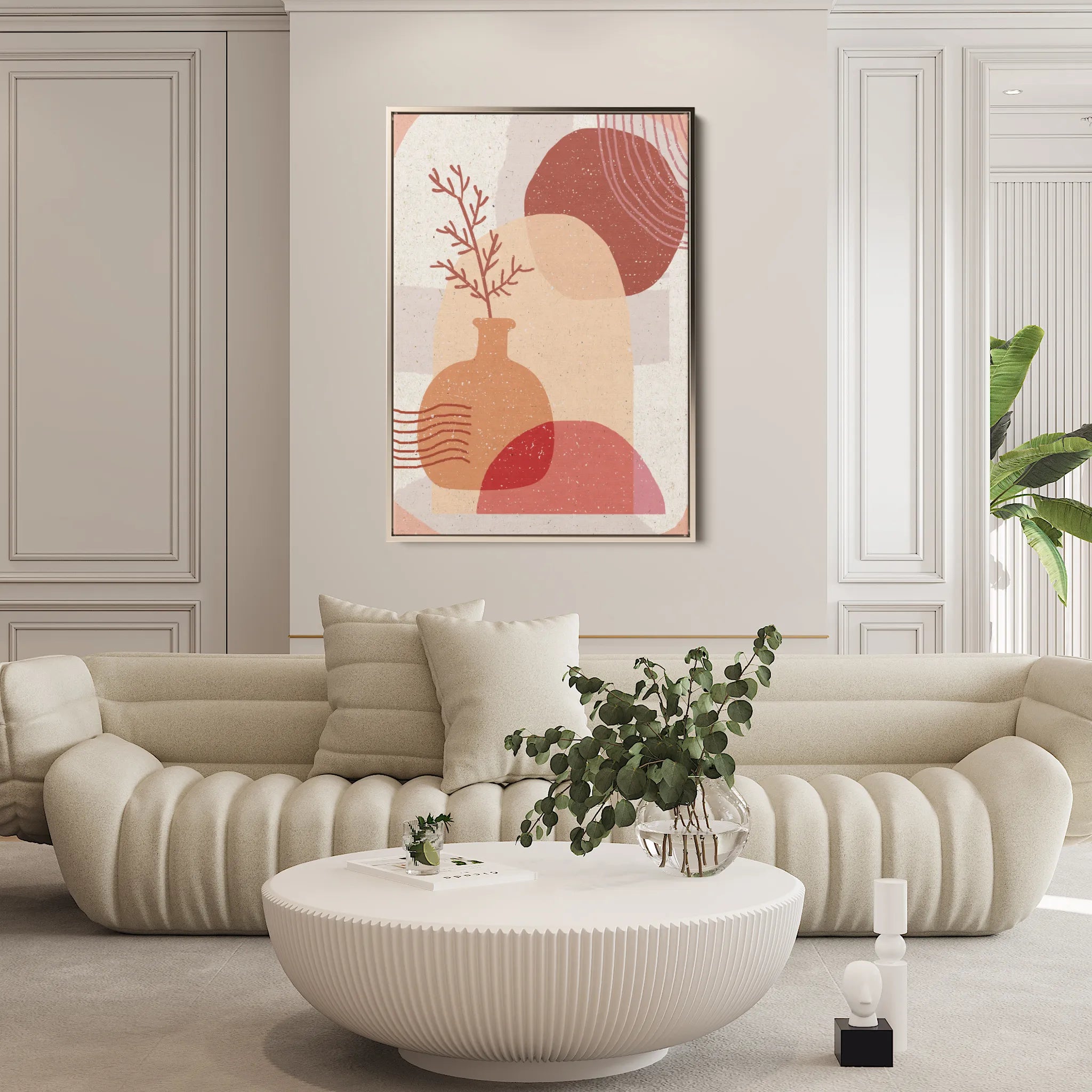 Boho 032 Canvas Art 18" x 24" / 45 x 60 cm / Black