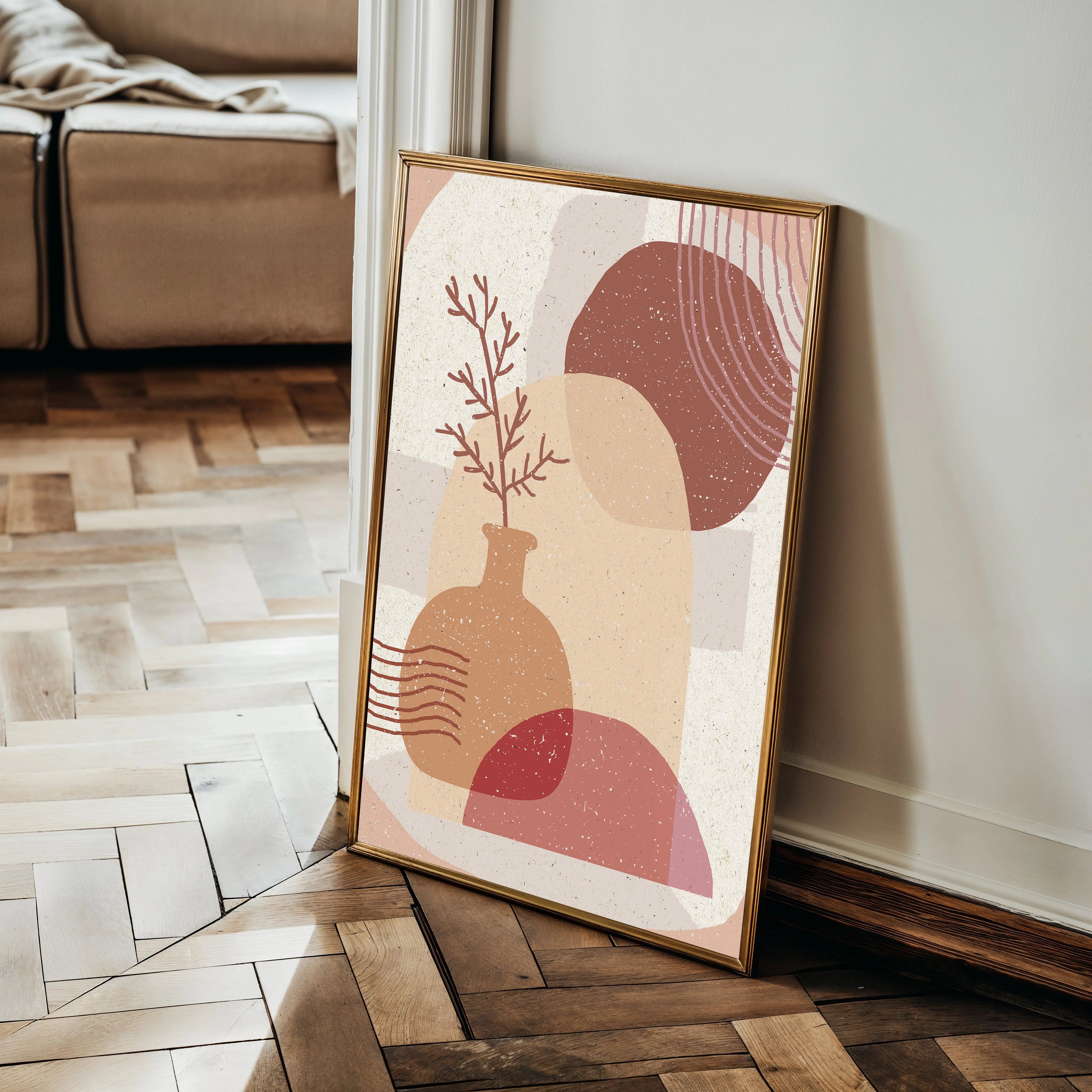 Boho 032 Canvas Art 18" x 24" / 45 x 60 cm / Black