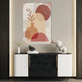 Boho 032 Canvas Art 18" x 24" / 45 x 60 cm / Black