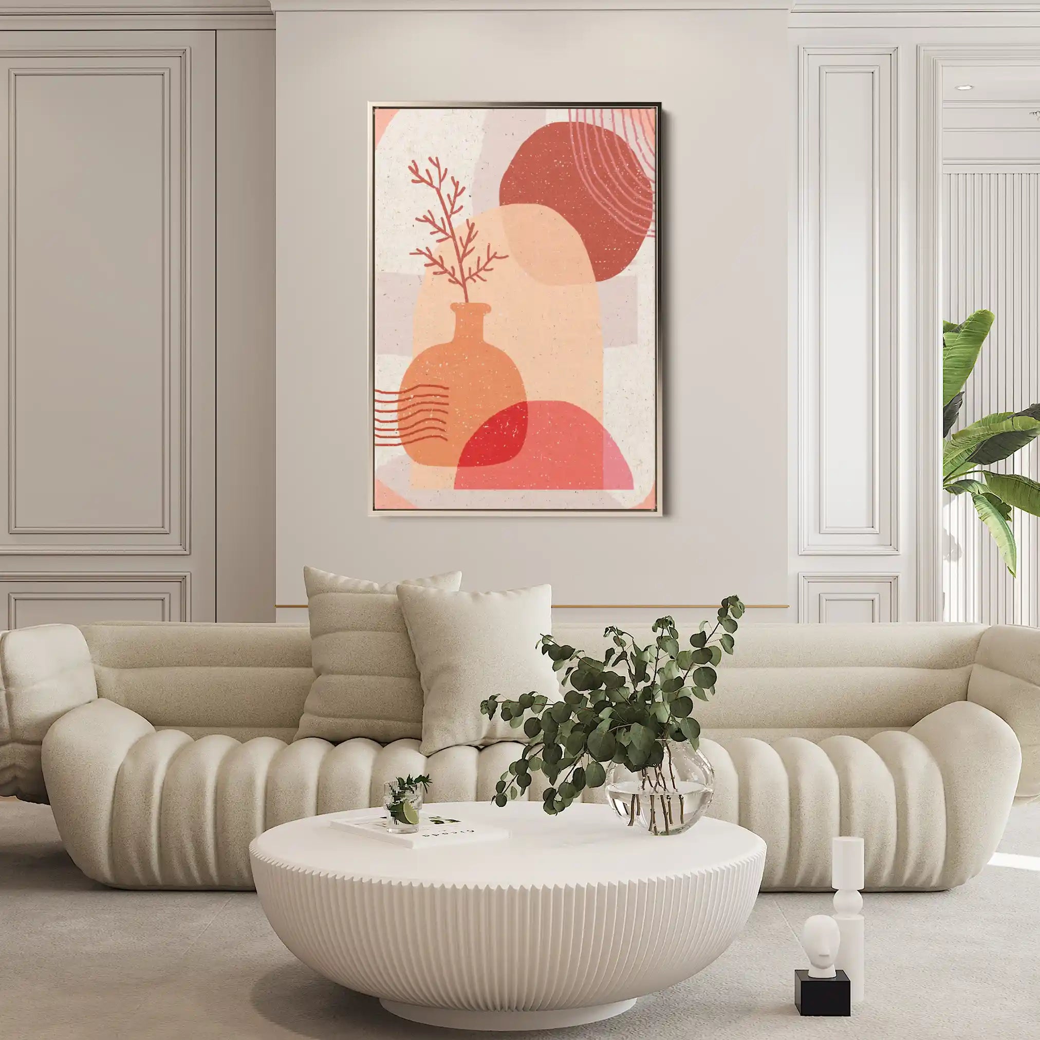 Boho 032 Canvas Art 60 x 40 cm / Black