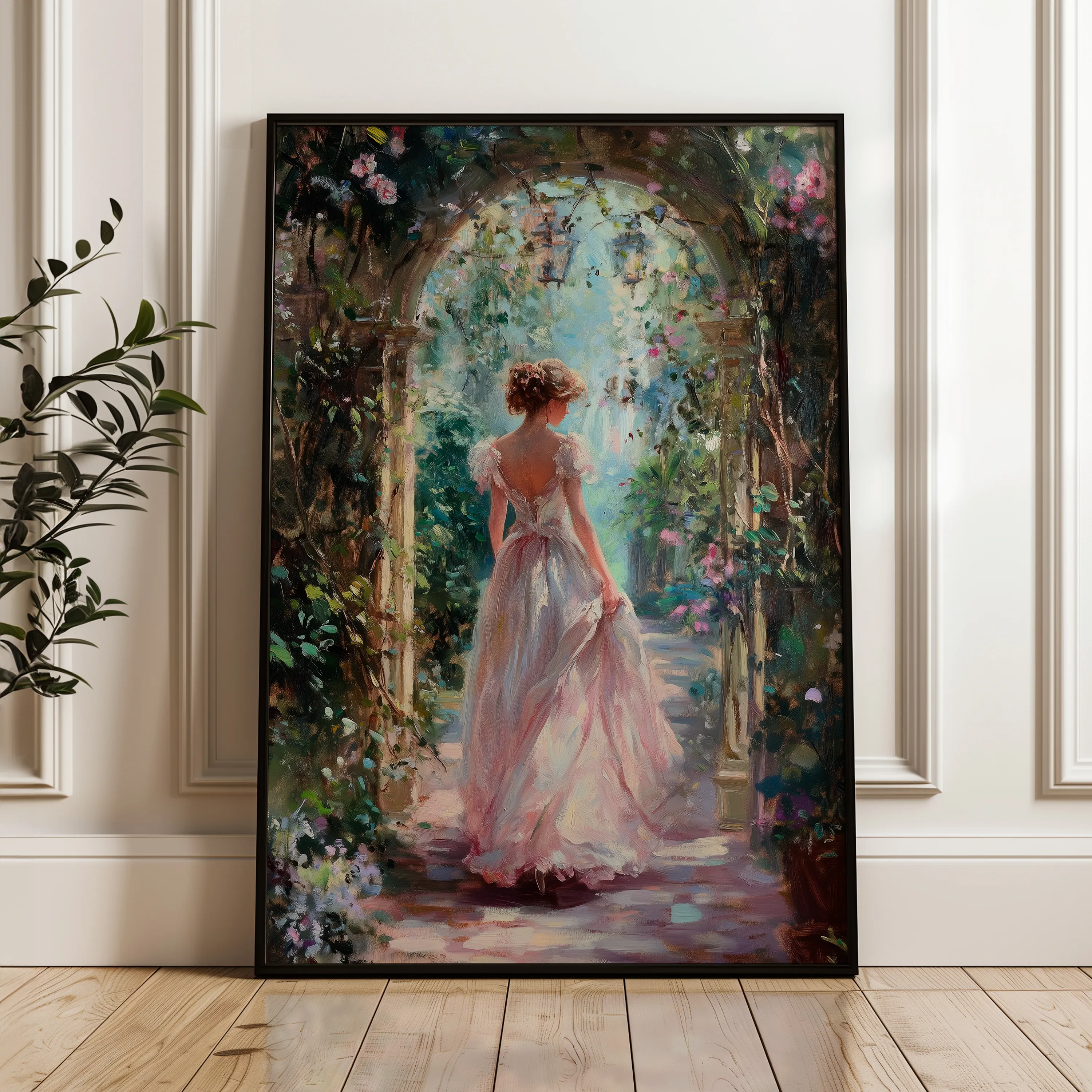 Classic 032 Canvas Art 18" x 24" / 45 x 60 cm / Black