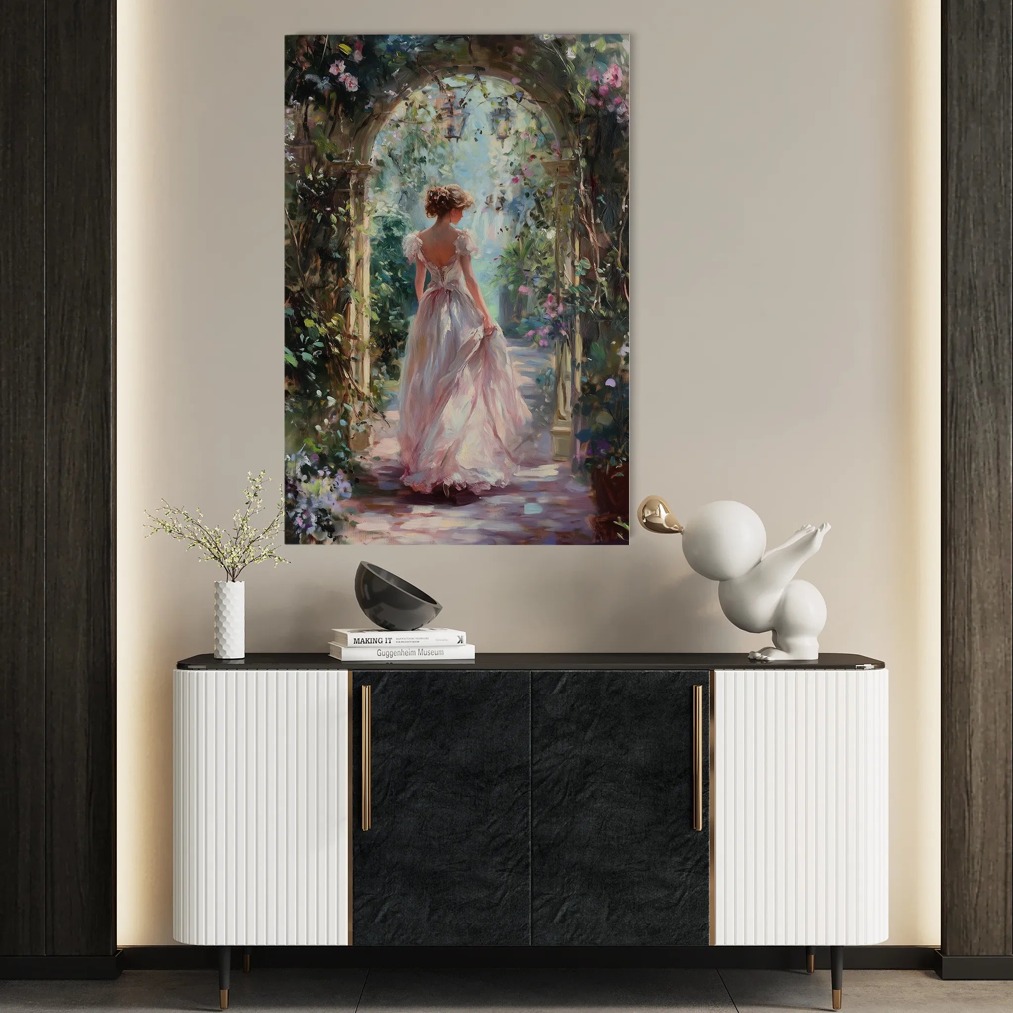 Classic 032 Canvas Art 18" x 24" / 45 x 60 cm / Black