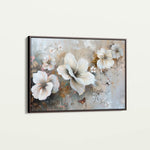 Floral 032 Canvas Art 18" x 24" / 45 x 60 cm / Black