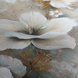 Floral 032 Canvas Art 18" x 24" / 45 x 60 cm / Black