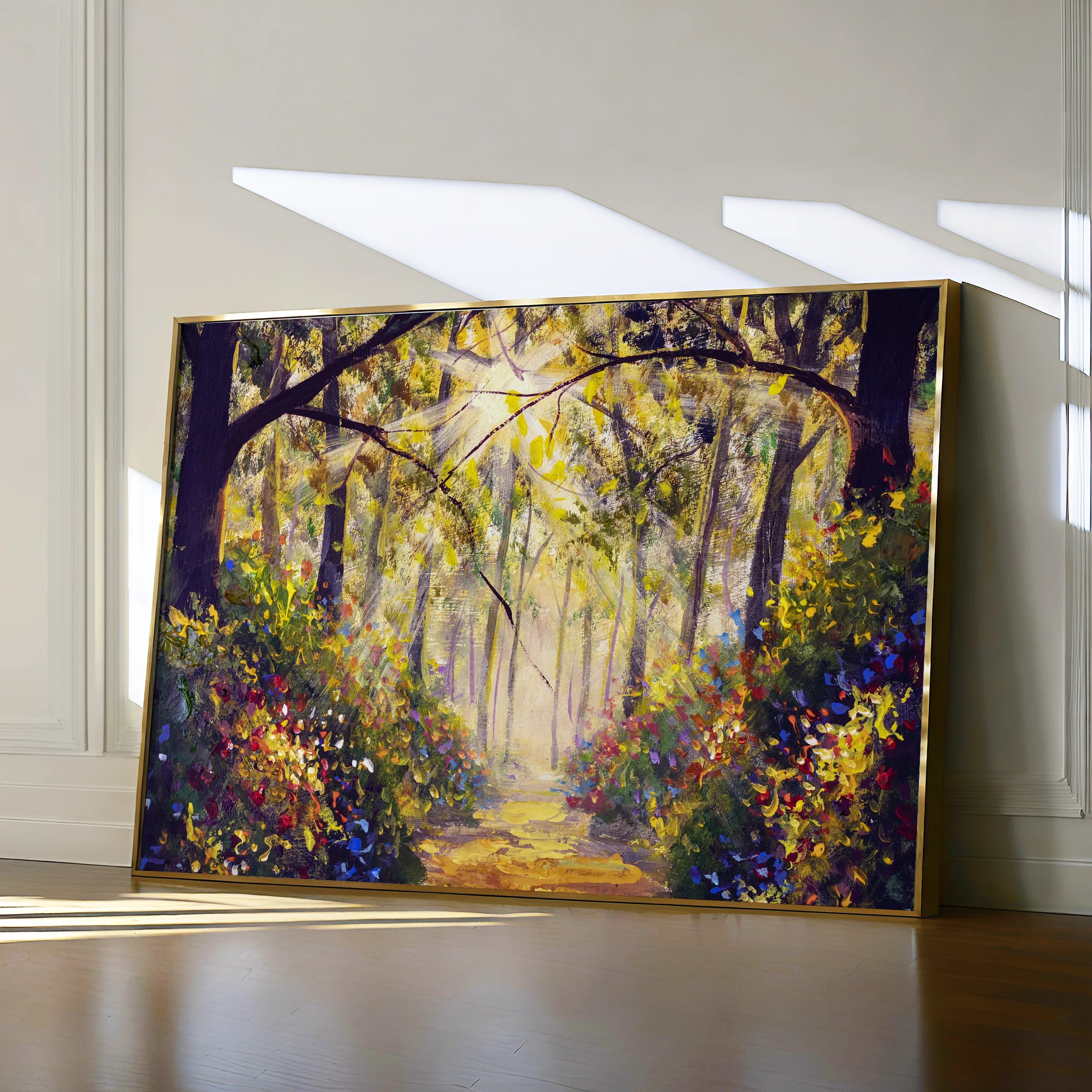 Landscape 032 Canvas Art 18" x 24" / 45 x 60 cm / Black