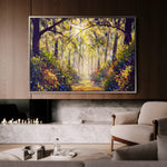 Landscape 032 Canvas Art 18" x 24" / 45 x 60 cm / Black