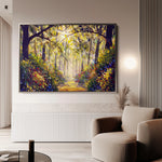 Landscape 032 Canvas Art 18" x 24" / 45 x 60 cm / Black