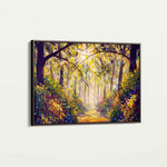 Landscape 032 Canvas Art 18" x 24" / 45 x 60 cm / Black