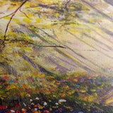 Landscape 032 Canvas Art 18" x 24" / 45 x 60 cm / Black
