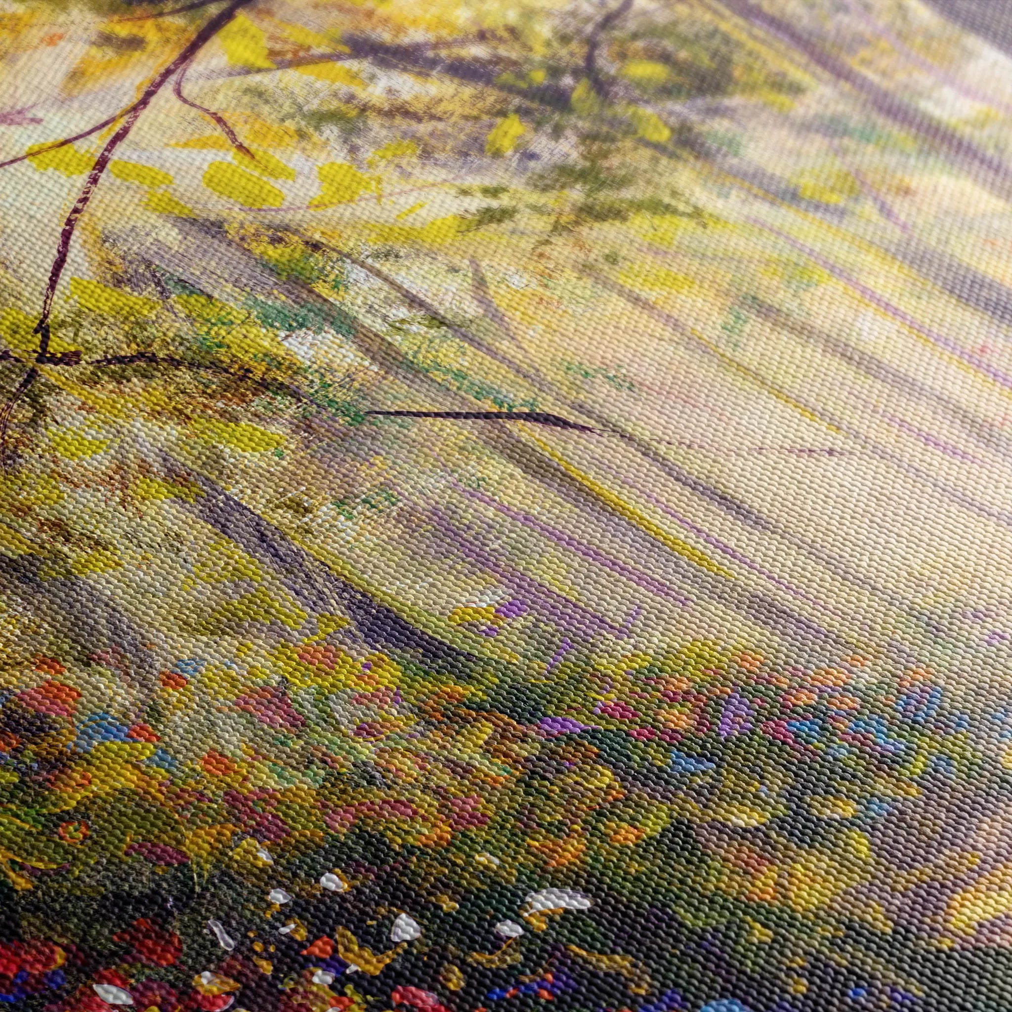 Landscape 032 Canvas Art 18" x 24" / 45 x 60 cm / Black